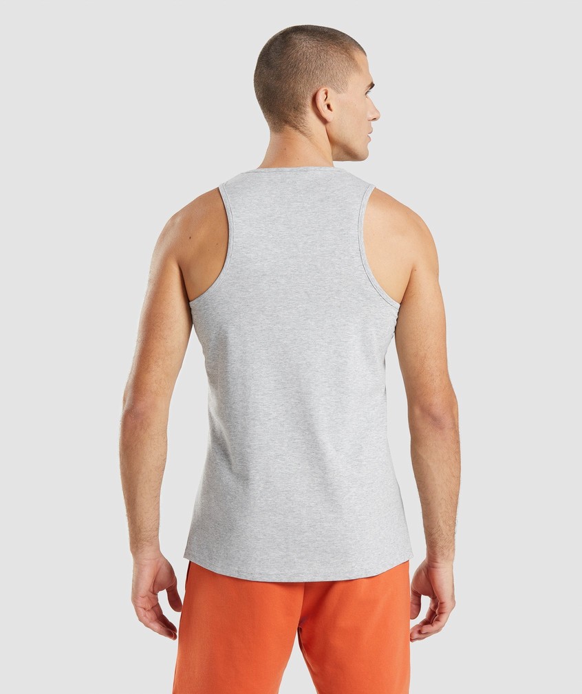 Light Grey Men's Gymshark Critical 2.0 Tank | USA-18462