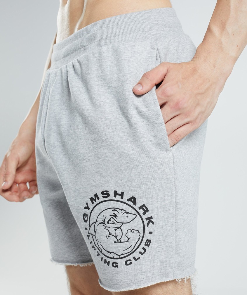 Light Grey Men's Gymshark Legacy Shorts | USA-48032