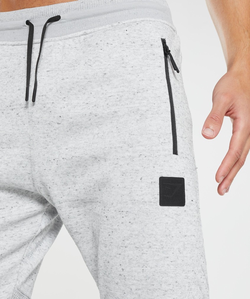 Light Grey Men's Gymshark Retake Knit Joggers | USA-60415