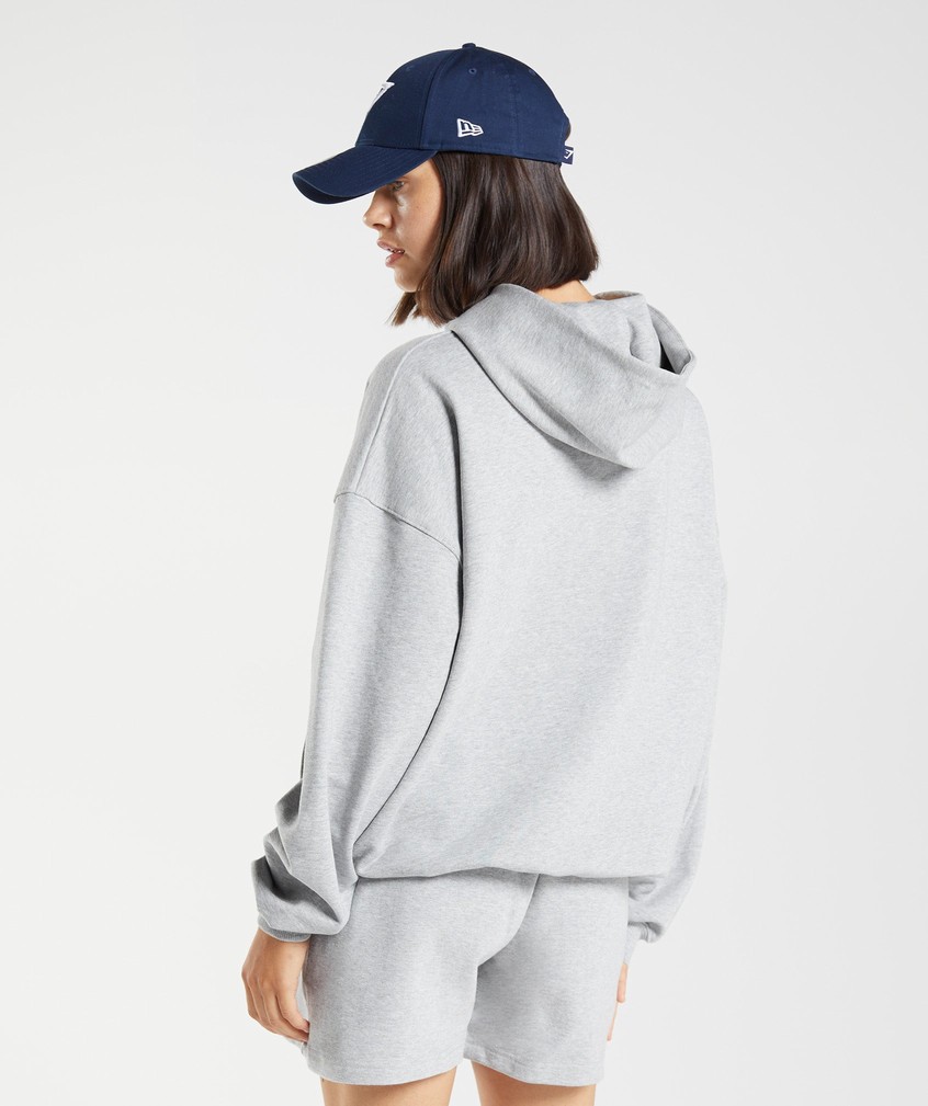 Light Grey Women's Gymshark Rest Day Sweats Hoodie | USA-03976