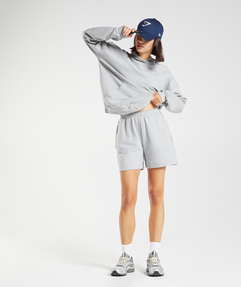 Light Grey Women's Gymshark Rest Day Sweats Hoodie | USA-03976