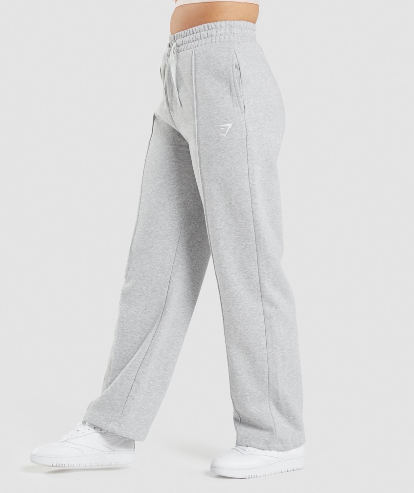 Light Grey Women's Gymshark Training Straight Leg Joggers | USA-97018