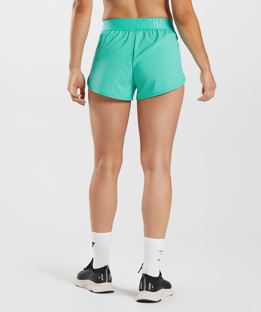 Light Turquoise Blue Women's Gymshark Training Loose Fit Shorts | USA-61847