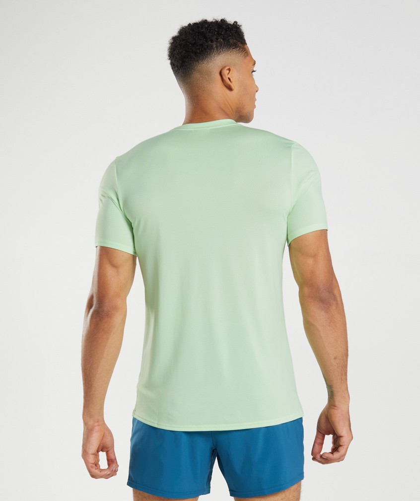 Mint Men's Gymshark Arrival T-Shirts | USA-93725