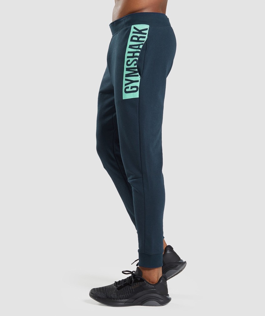 Navy Men's Gymshark Bold Joggers | USA-67513