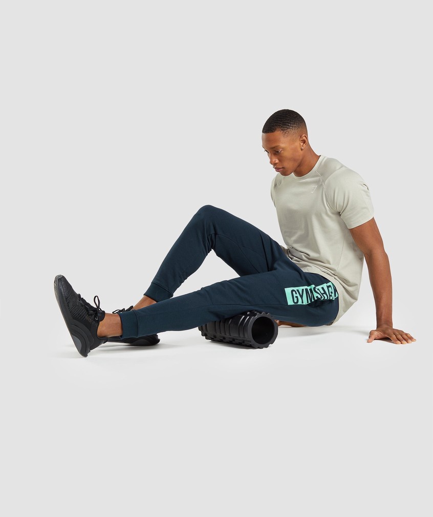 Navy Men's Gymshark Bold Joggers | USA-67513