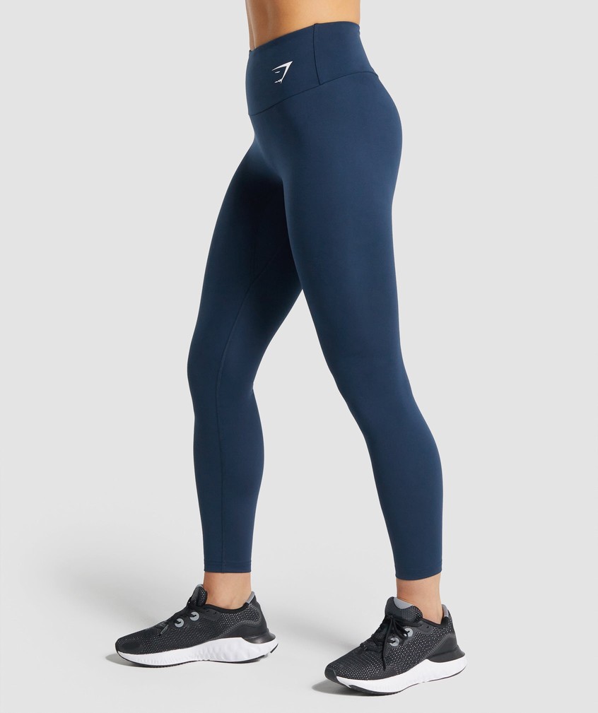 Navy Women's Gymshark Training Leggings | USA-86290