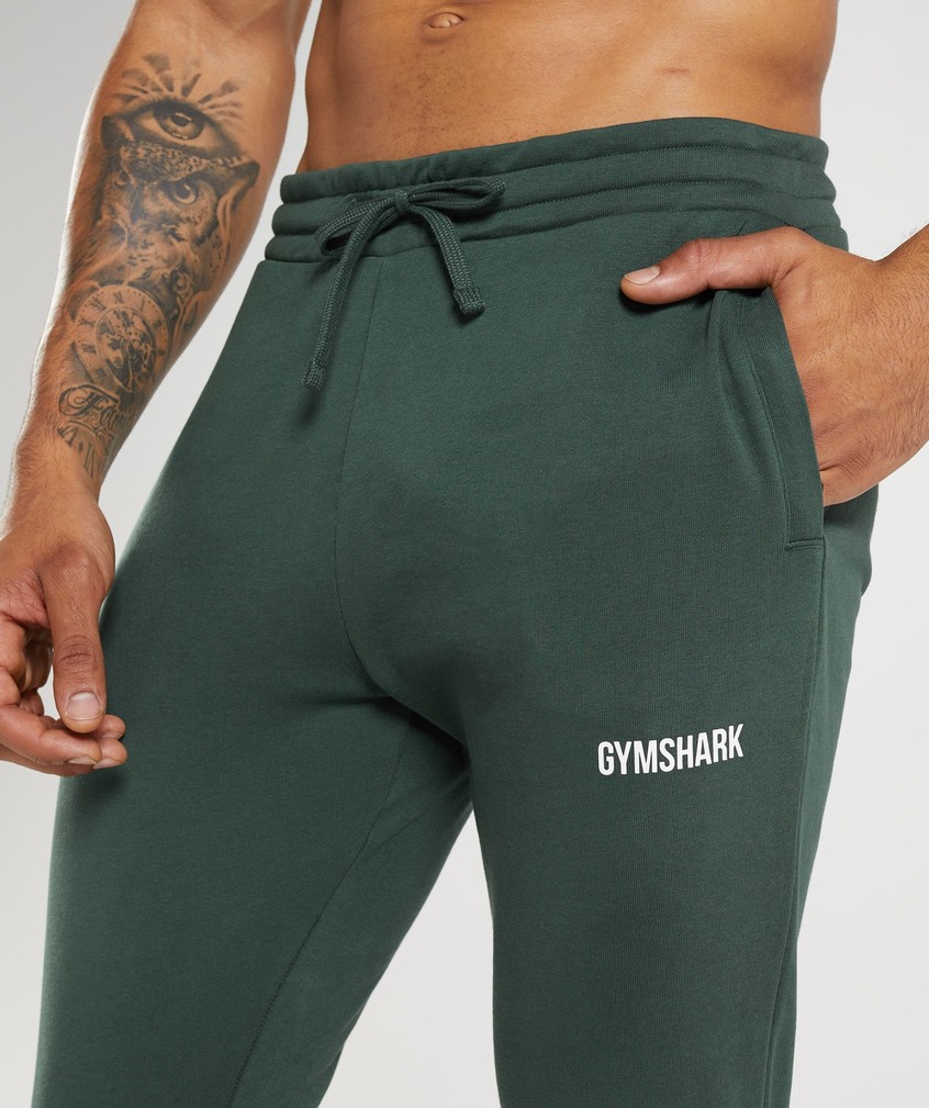 Obsidian Green Men's Gymshark Apollo Joggers | USA-71938