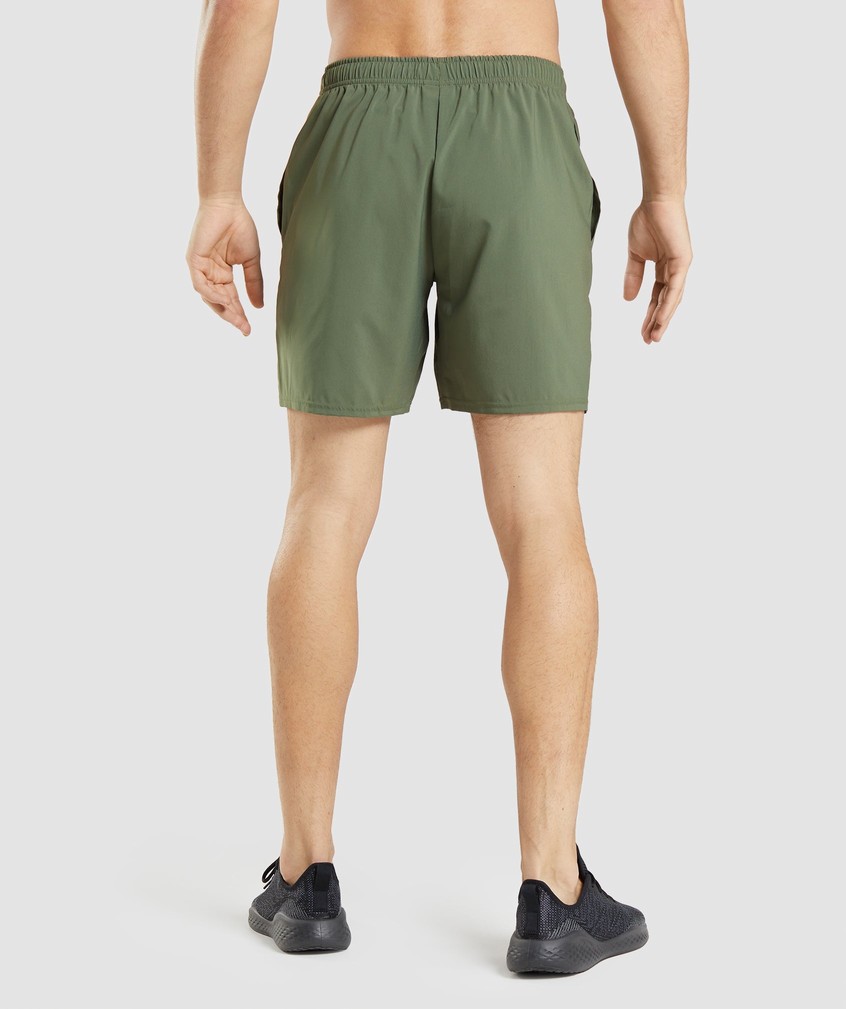 Olive Men's Gymshark Arrival Shorts | USA-50273