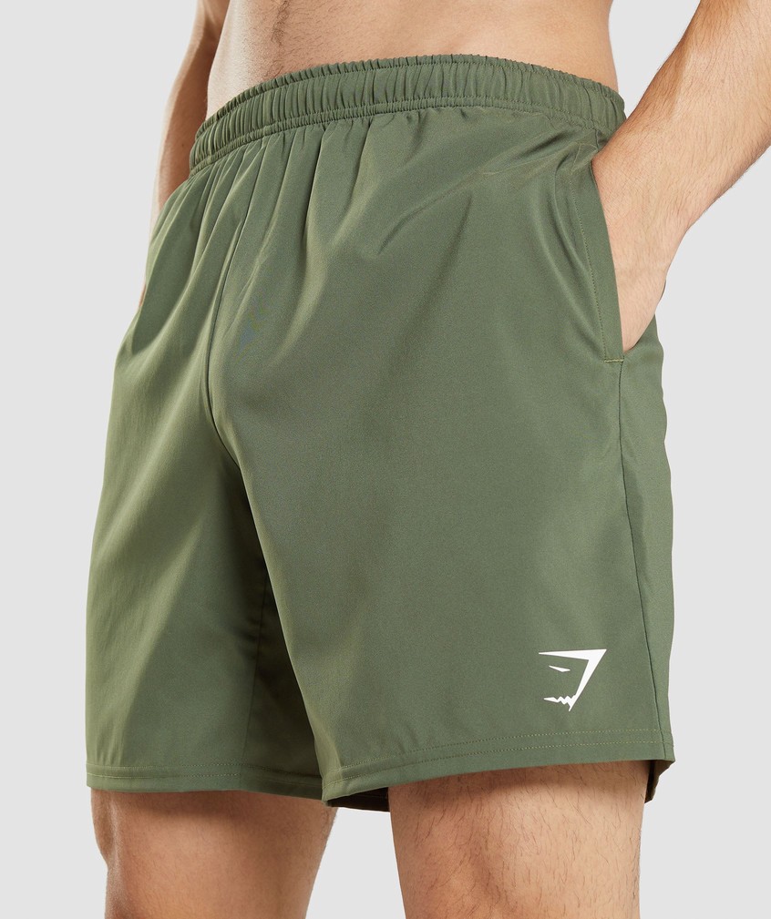 Olive Men's Gymshark Arrival Shorts | USA-50273