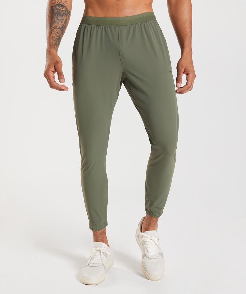 Olive Men\'s Gymshark Studio Joggers | USA-67425