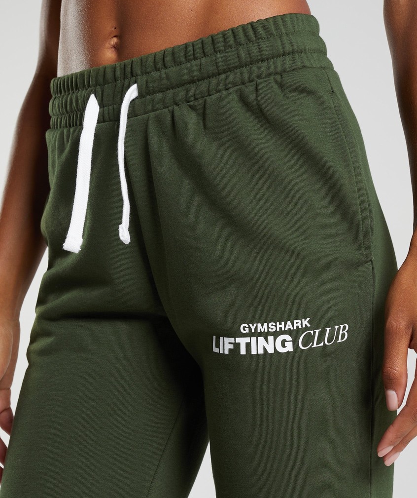 Olive Women's Gymshark Social Club Joggers | USA-54031