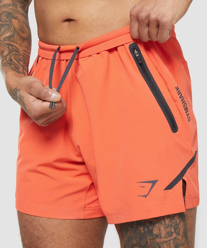 Orange Men's Gymshark Apex 5