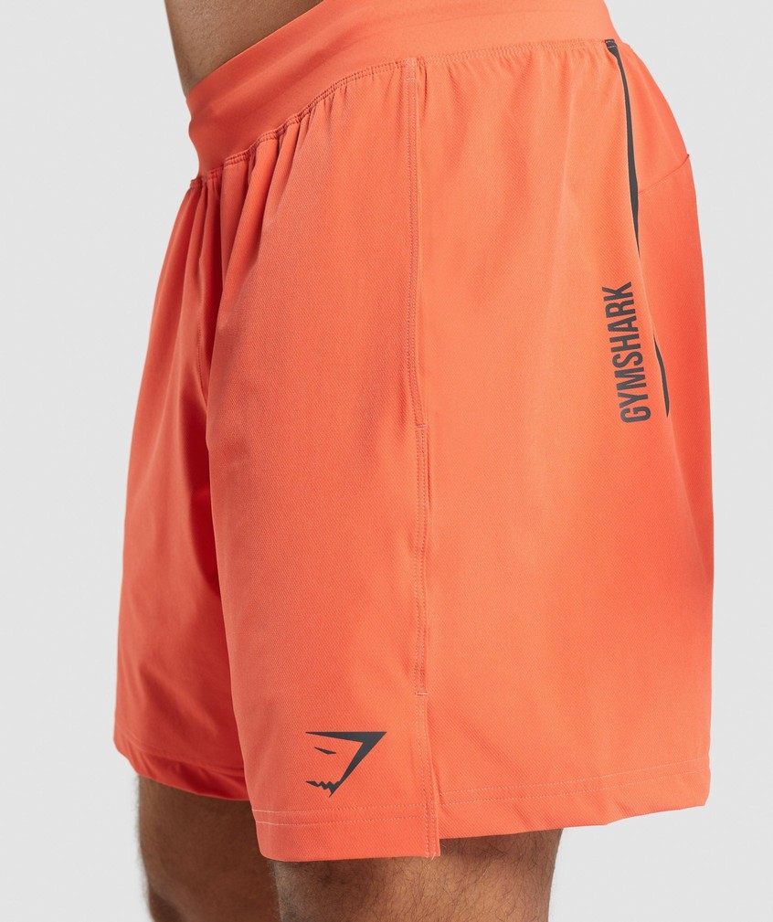 Orange Men's Gymshark Apex 8