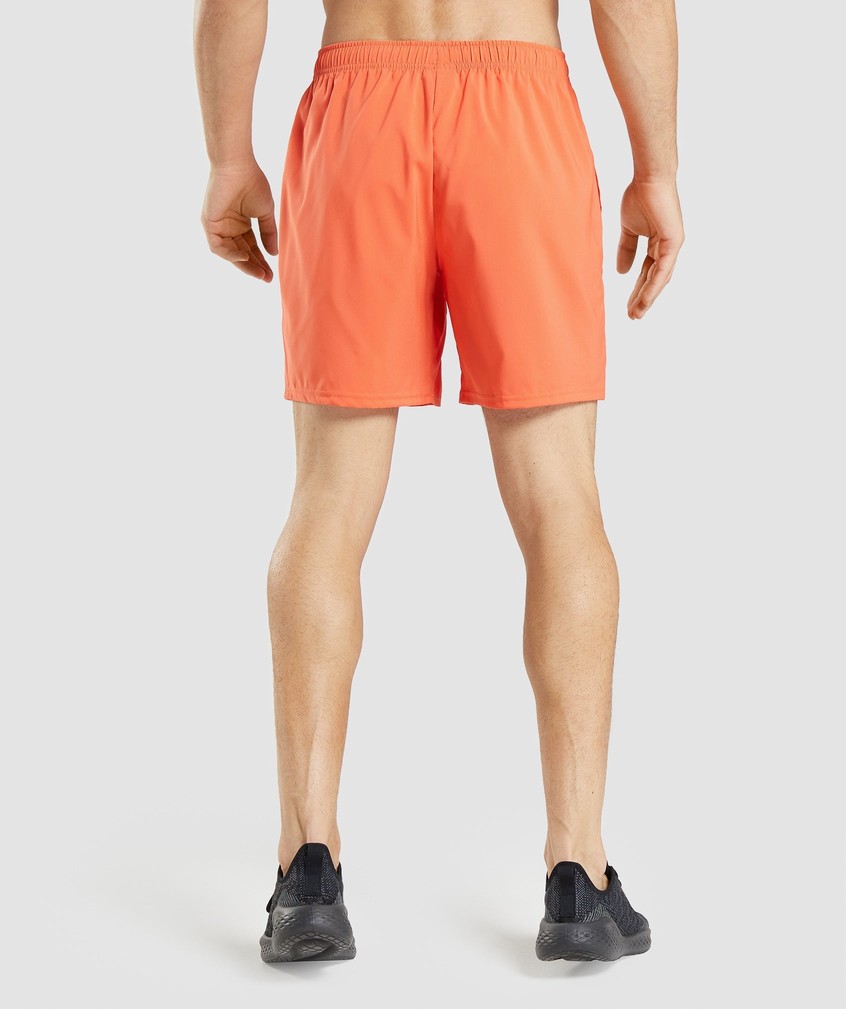 Orange Men's Gymshark Arrival Shorts | USA-19825