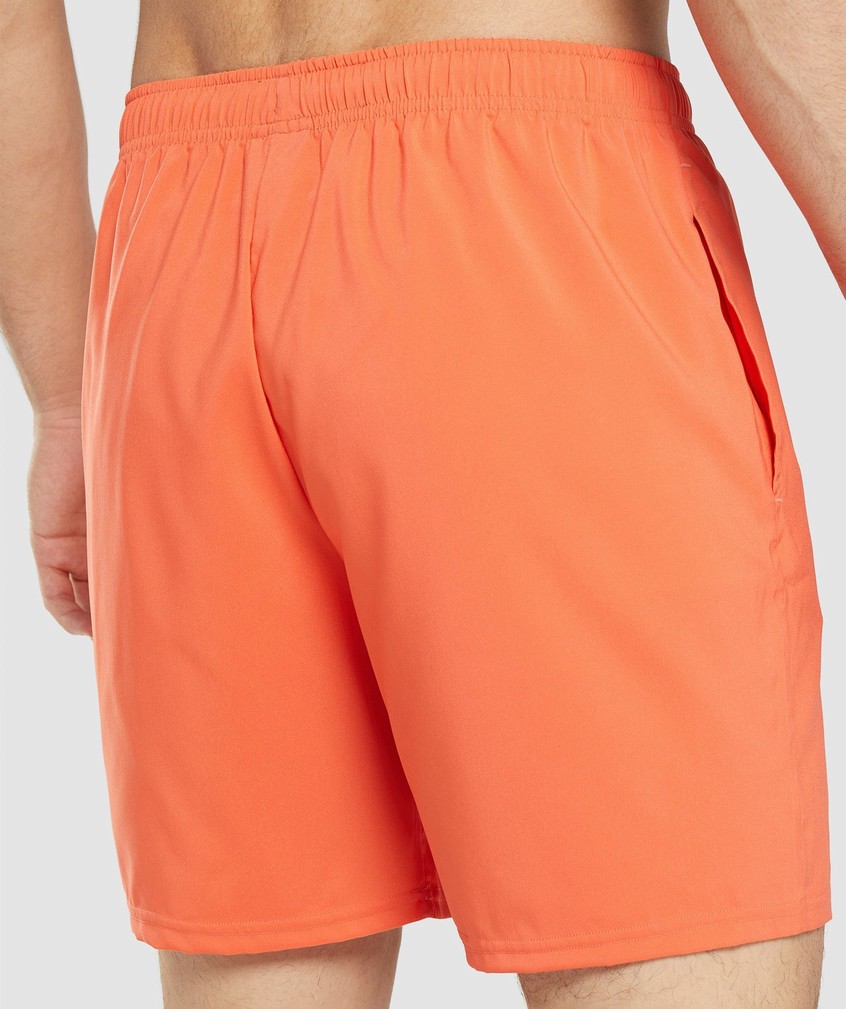 Orange Men's Gymshark Arrival Shorts | USA-19825