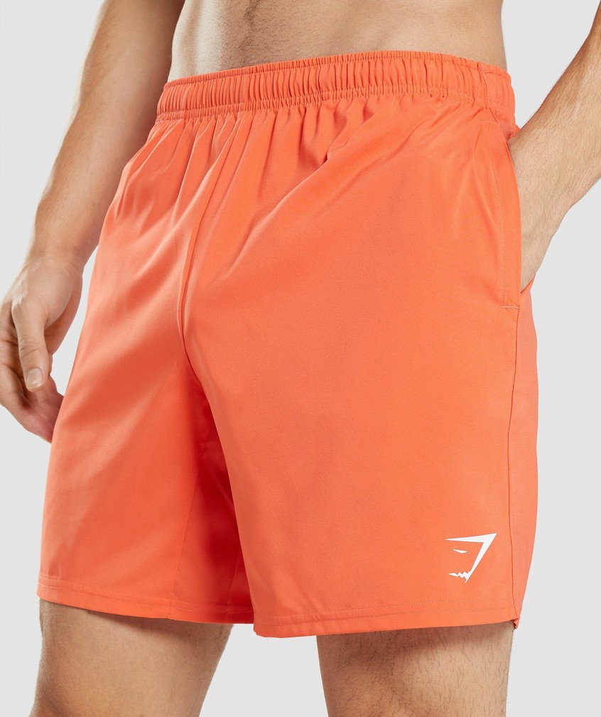 Orange Men's Gymshark Arrival Shorts | USA-19825