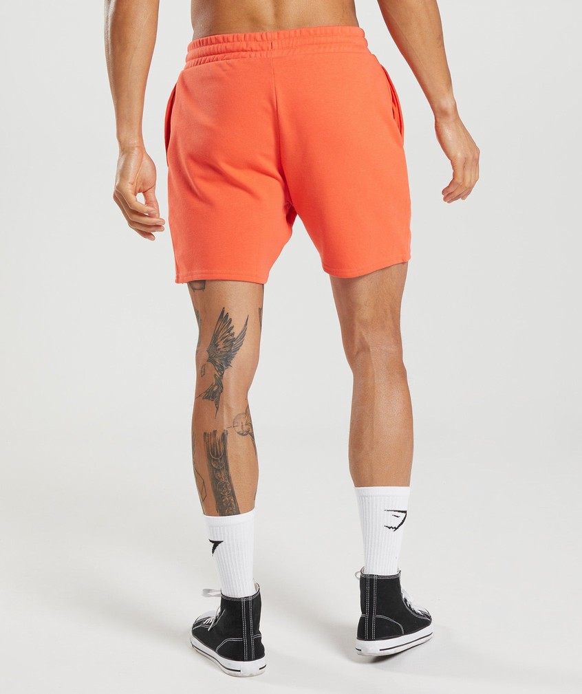 Orange Men's Gymshark Bubble Print Shorts | USA-91206