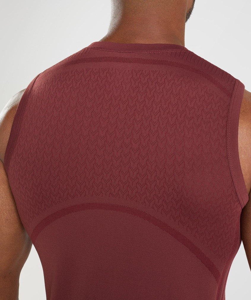 Pink Brown Men's Gymshark 315 Seamless Tank | USA-19476