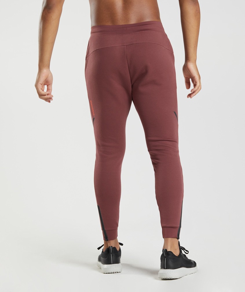 Pink Brown Men's Gymshark Apex Technical Joggers | USA-74126