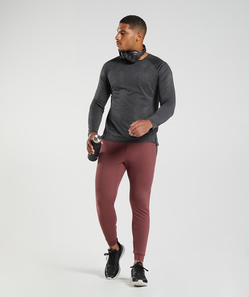 Pink Brown Men's Gymshark Apex Technical Joggers | USA-74126