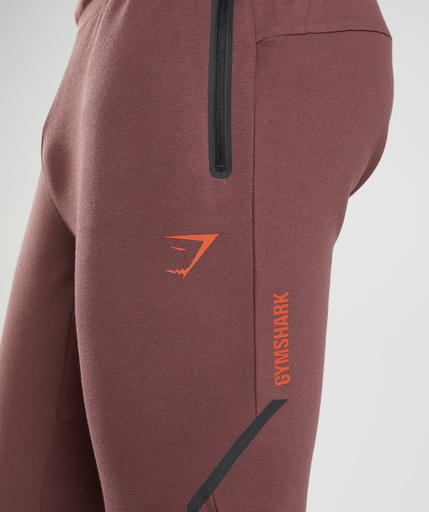 Pink Brown Men's Gymshark Apex Technical Joggers | USA-74126