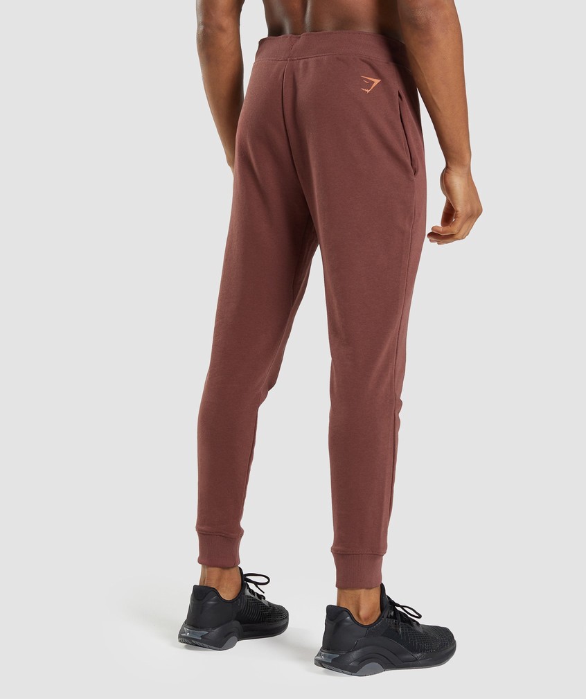 Pink Brown Men's Gymshark Bold Joggers | USA-72631