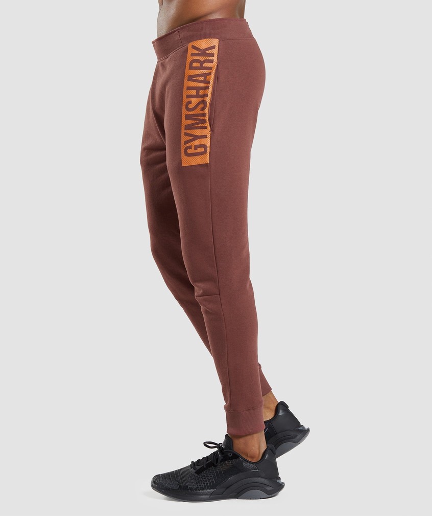 Pink Brown Men's Gymshark Bold Joggers | USA-72631