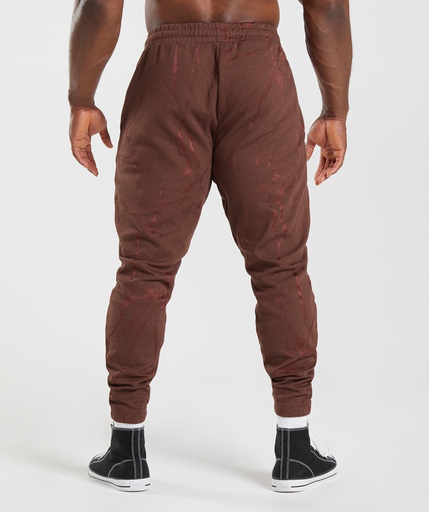 Pink Brown Men's Gymshark Power Joggers | USA-82316