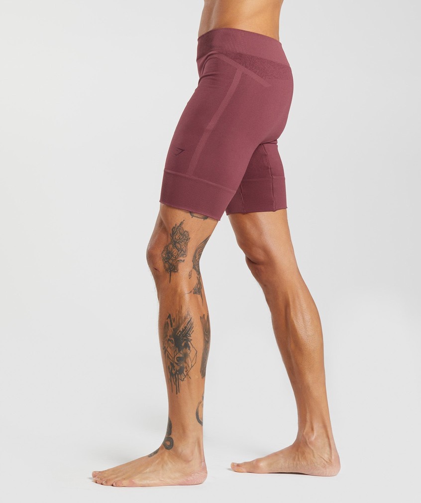 Pink Brown Men's Gymshark Studio Seamless 7