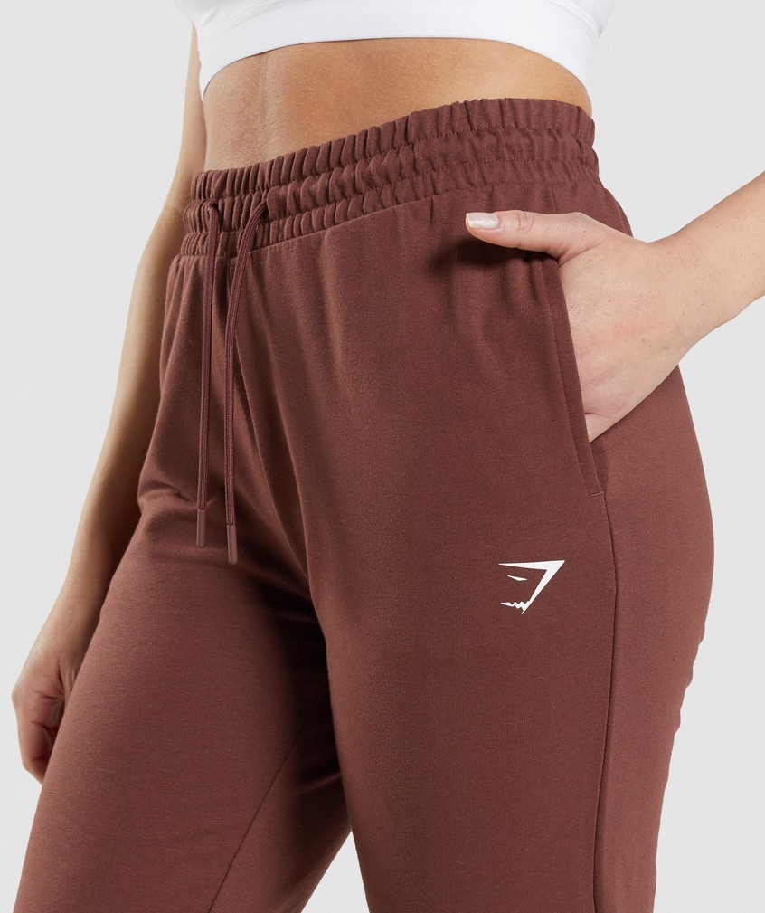 Pink Brown Women's Gymshark Training Joggers | USA-50376