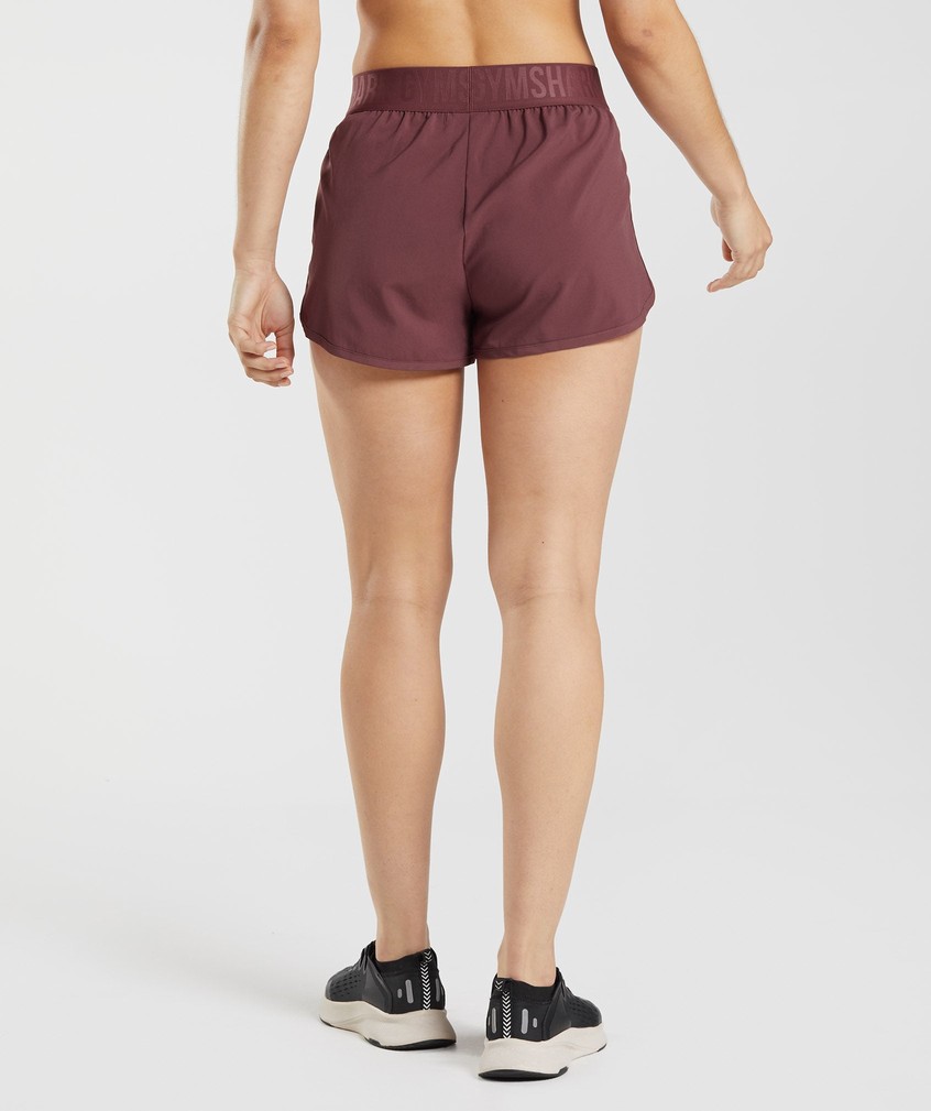 Pink Brown Women's Gymshark Training Loose Fit Shorts | USA-69432