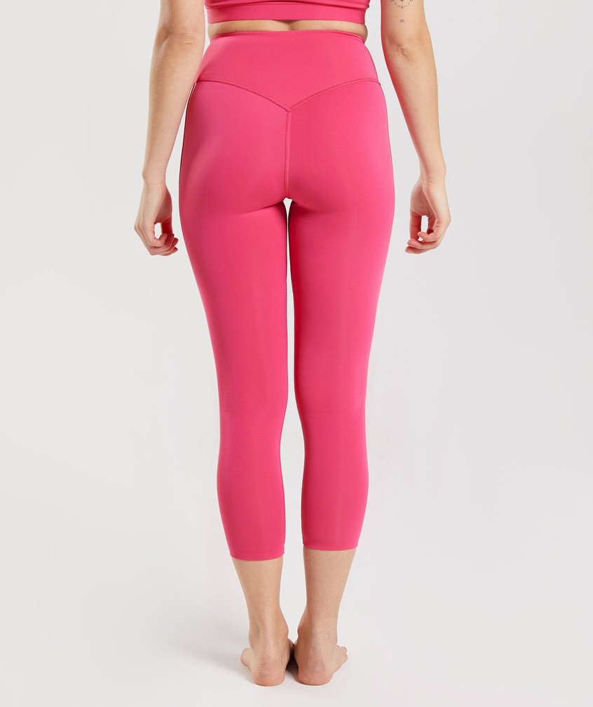 Pink Women's Gymshark Studio 7/8 Leggings | USA-57426