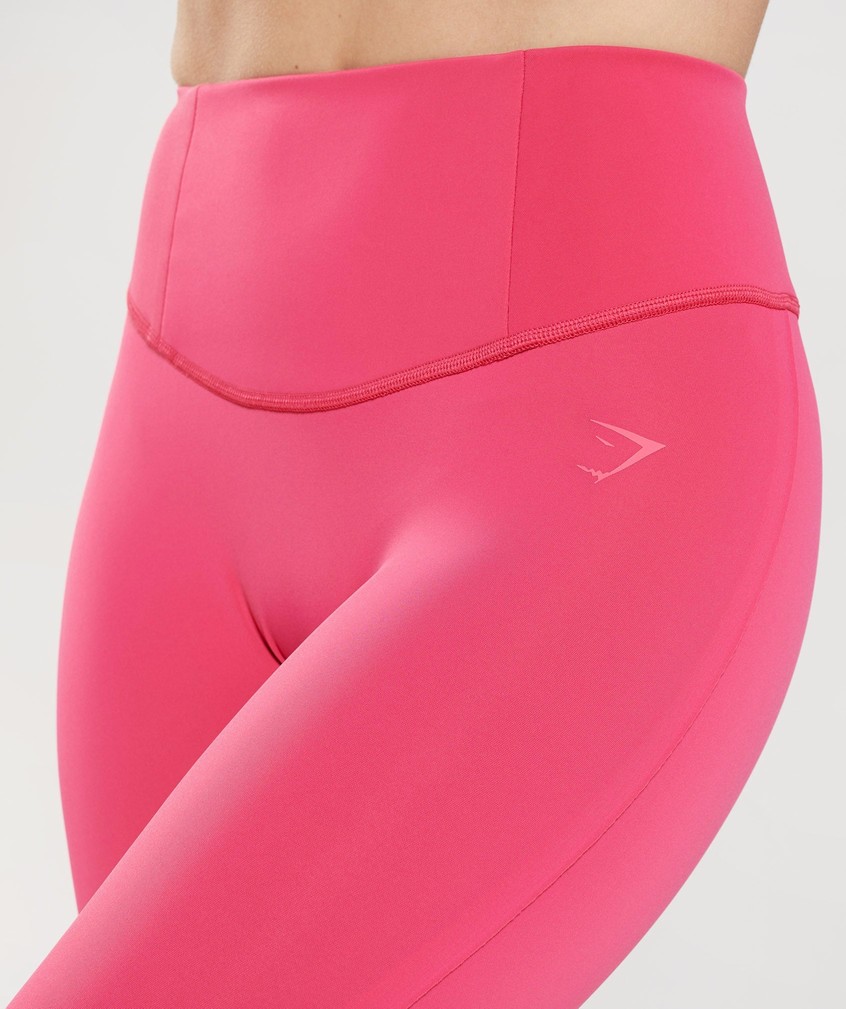 Pink Women's Gymshark Studio 7/8 Leggings | USA-57426