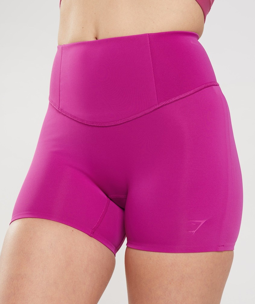 Pink Women's Gymshark Studio Shorts | USA-78634