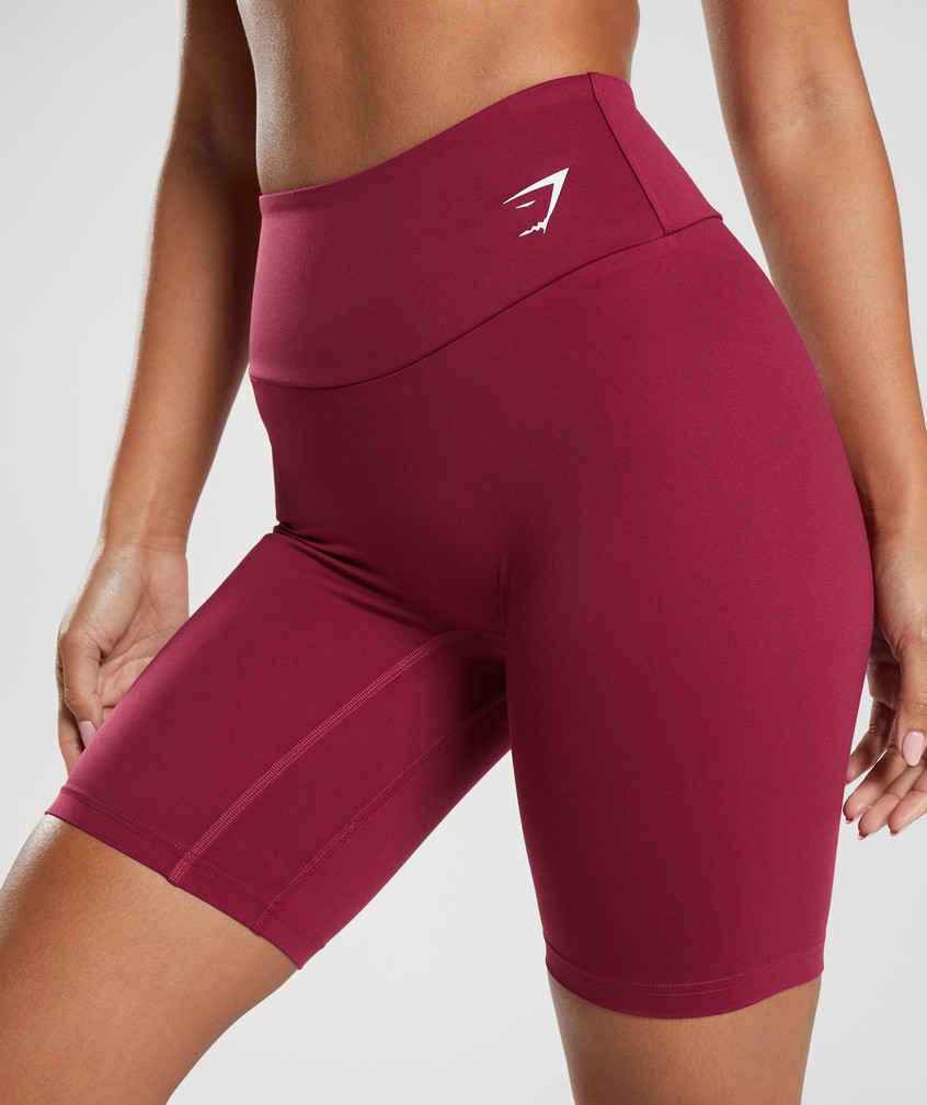 Pink Women's Gymshark Training Cycling Shorts | USA-23674