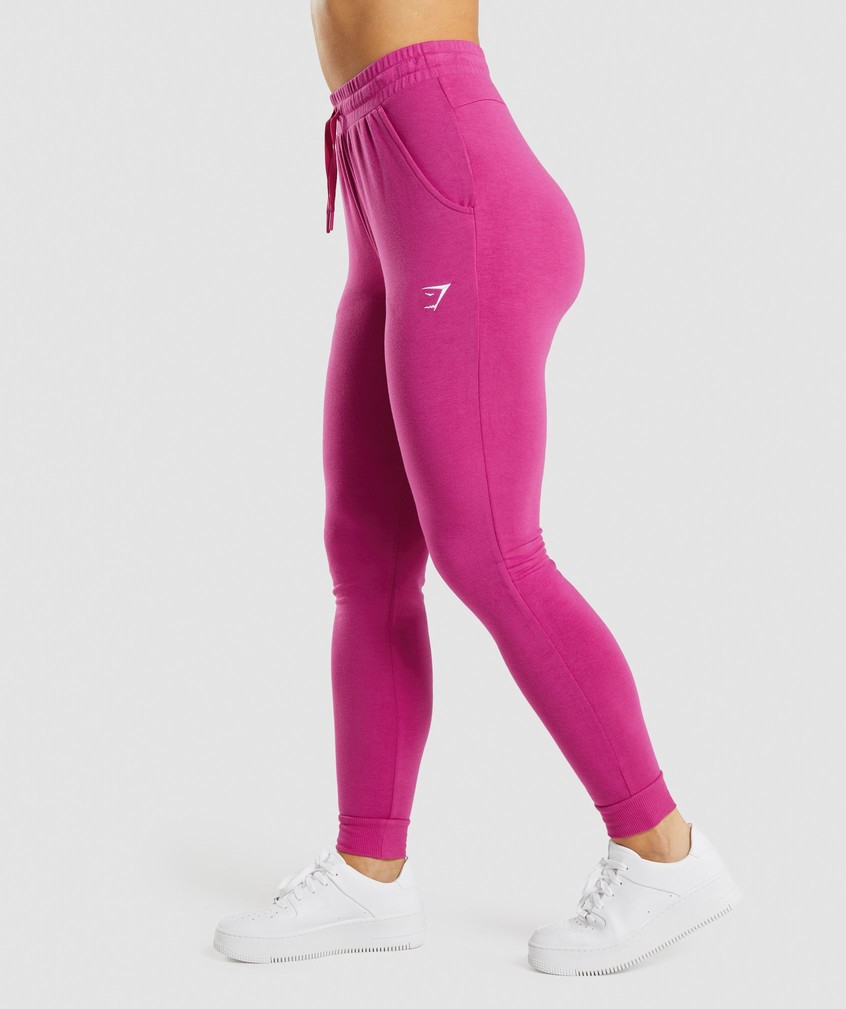 Pink Women's Gymshark Training Pippa Joggers | USA-01829