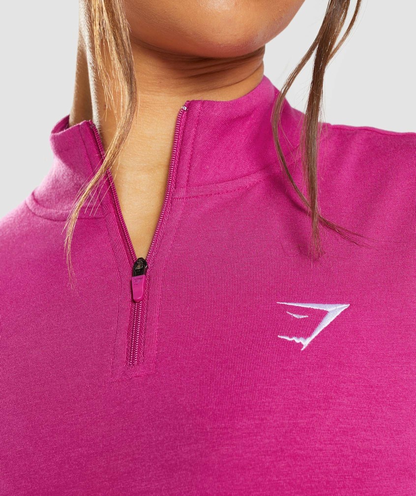 Pink Women's Gymshark Training Pippa Pullover | USA-08762