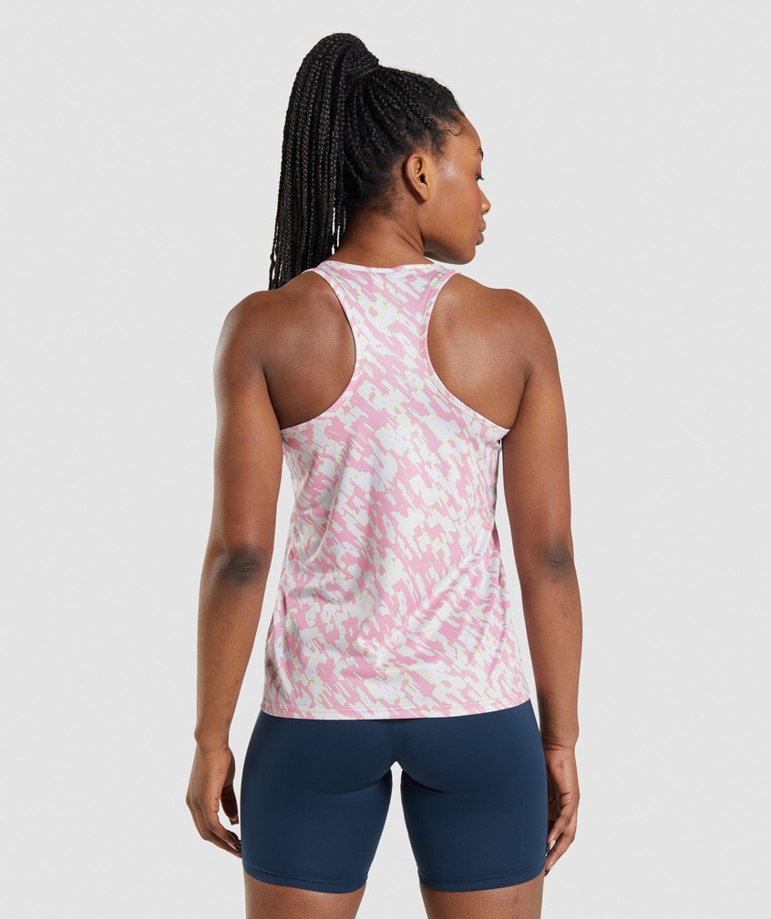 Pink Women's Gymshark Training Tank | USA-85326