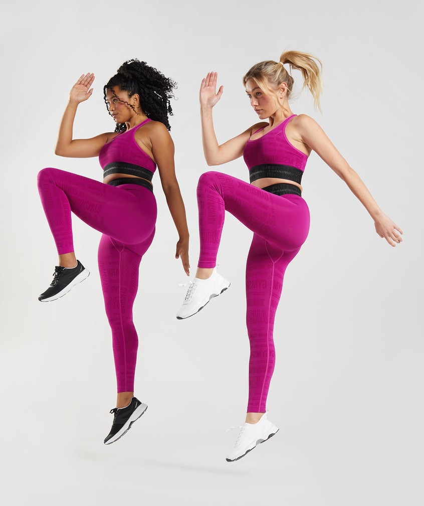 Pink Women's Gymshark Vision Leggings | USA-58972