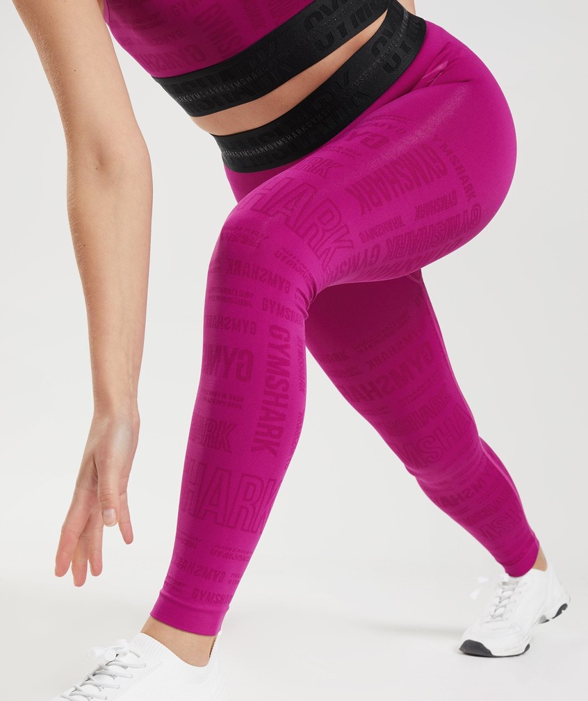 Pink Women's Gymshark Vision Leggings | USA-58972