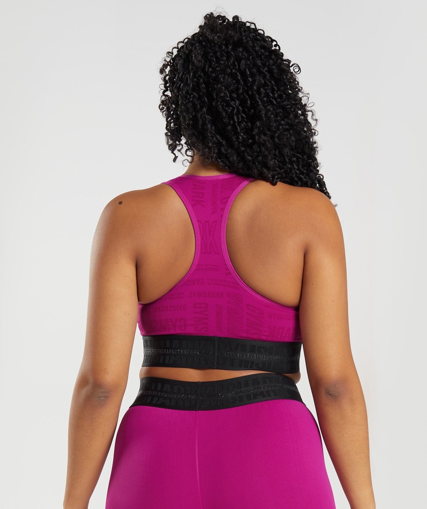 Pink Women's Gymshark Vision Sports Bra | USA-70431