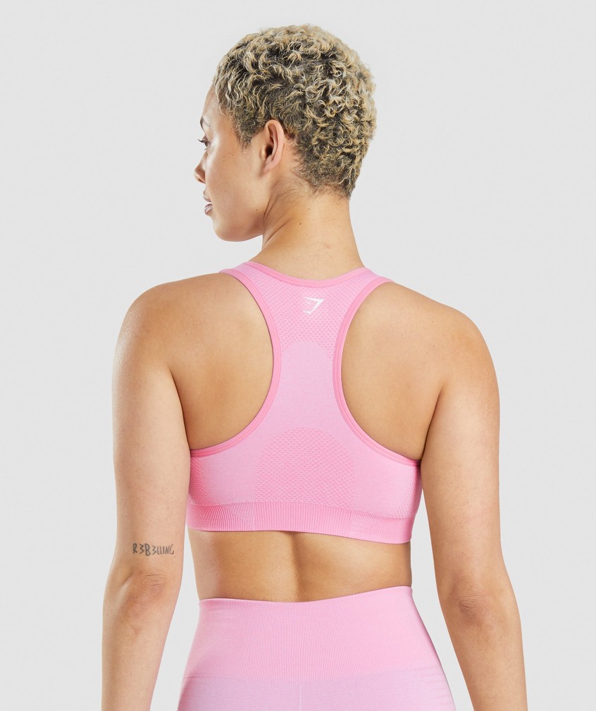 Pink Women's Gymshark Vital Seamless 2.0 Sports Bra | USA-61578