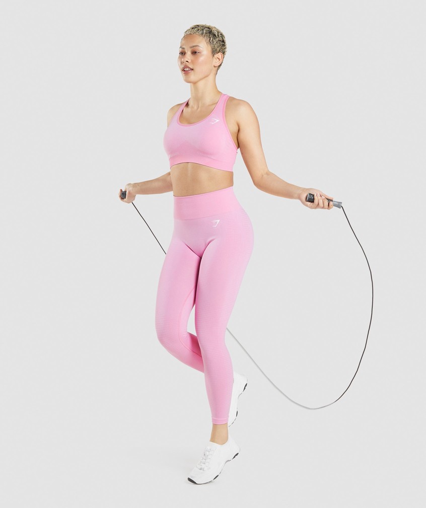 Pink Women's Gymshark Vital Seamless 2.0 Sports Bra | USA-61578