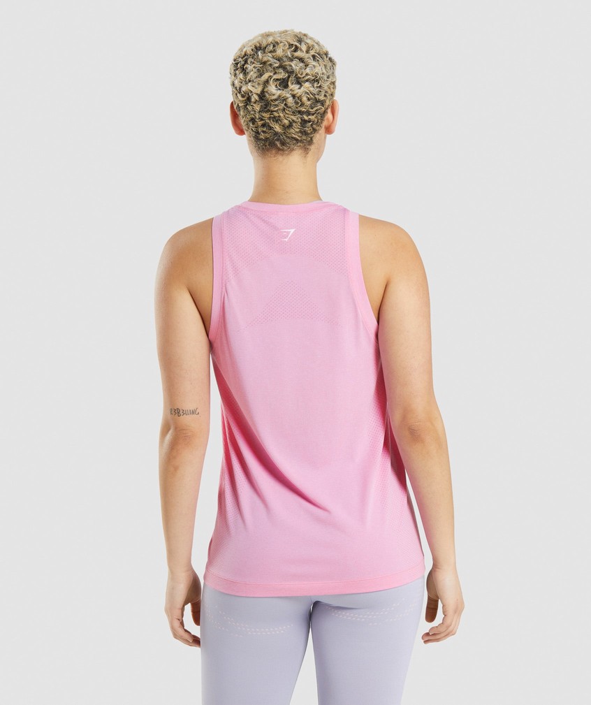 Pink Women's Gymshark Vital Seamless 2.0 Light Loose Tank | USA-76208