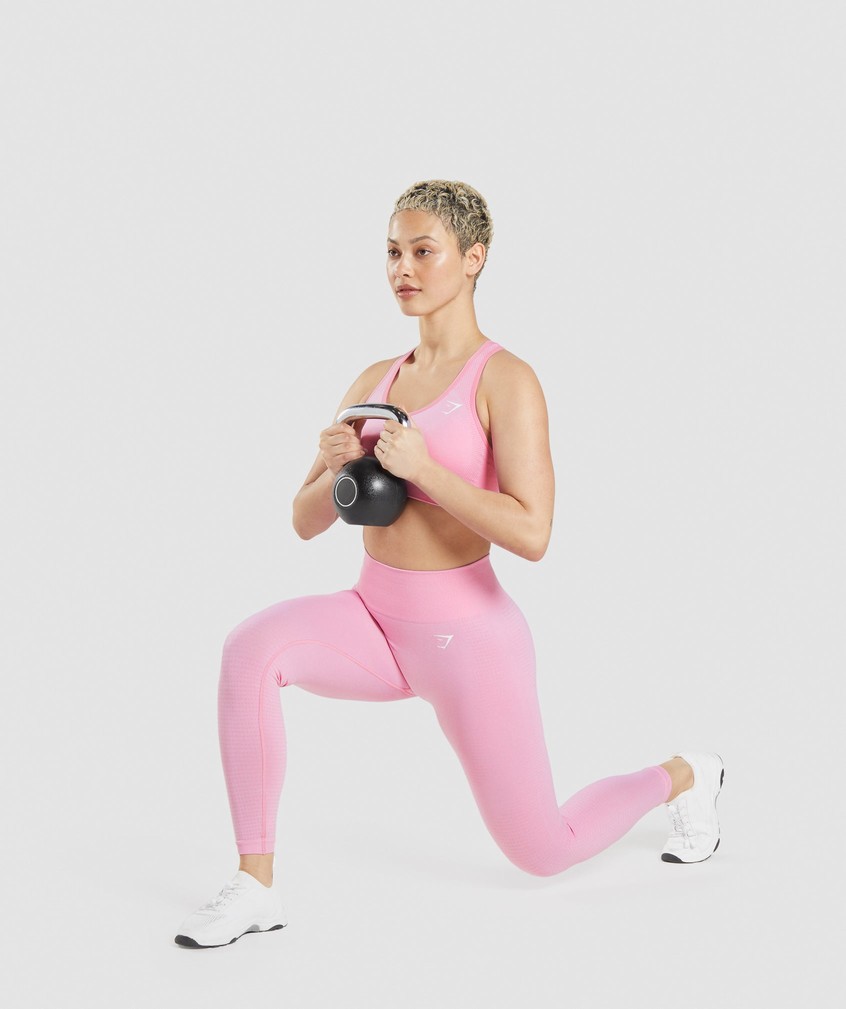 Pink Women's Gymshark Vital Seamless 2.0 Leggings | USA-84203