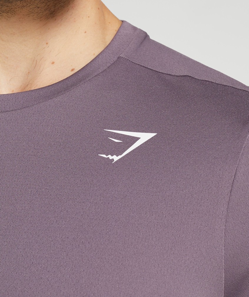 Purple Men's Gymshark Arrival T-Shirts | USA-57308