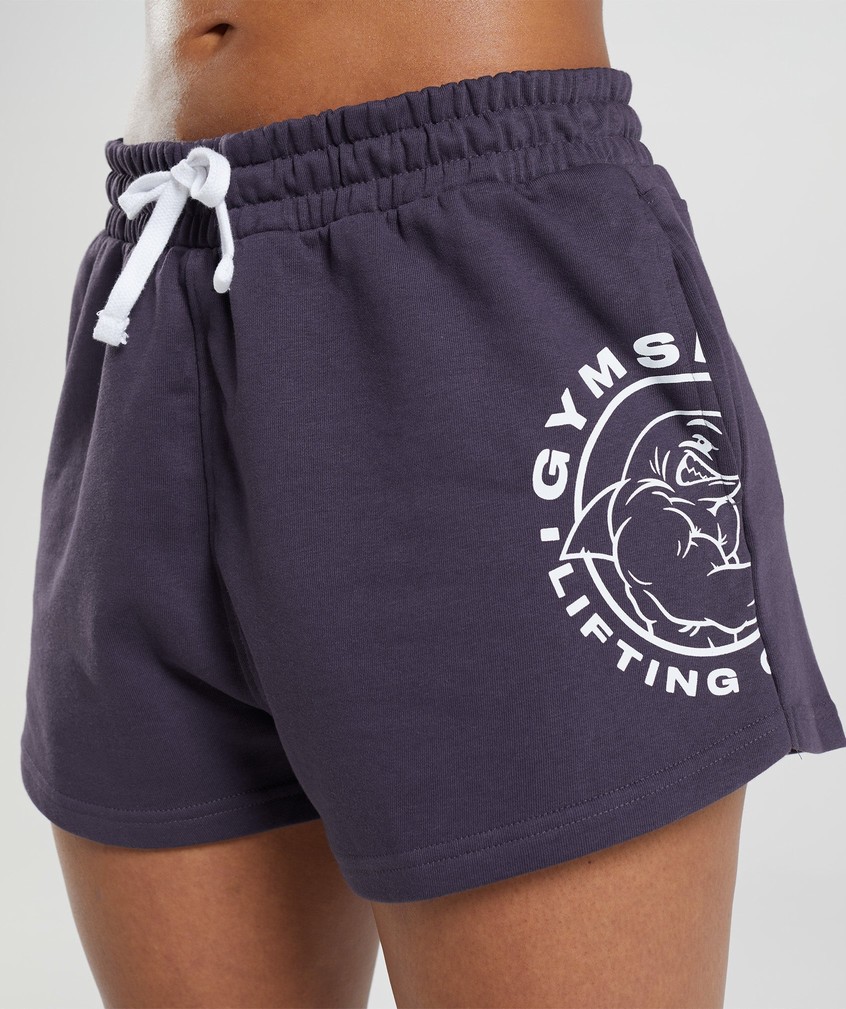 Purple Women's Gymshark Legacy Shorts | USA-35240