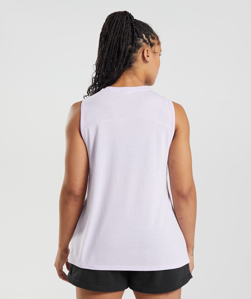 Purple Women's Gymshark Legacy Tank | USA-62851