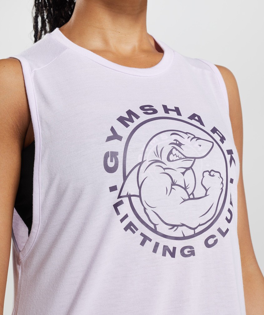 Purple Women's Gymshark Legacy Tank | USA-62851